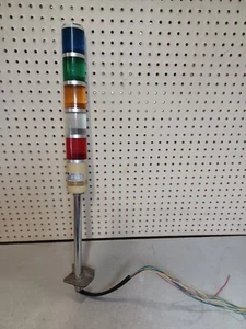 Patelite STPB-T Colored Signal Tower - Blue Green Red Orange White UNTESTED - Picture 1 of 8