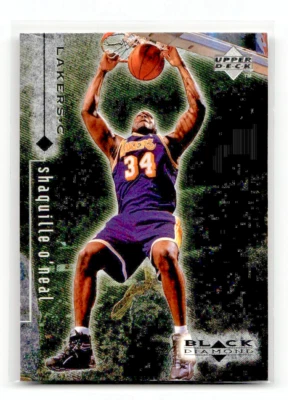 1998-99 Upper Deck Black Diamond Shaquille O'Neal #45 LA Lakers HOF - Image 1 of 2