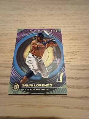 2022 Bowman Inception Dauri Lorenzo Prospect Initiation #33 Houston Astros - Image 1 of 2
