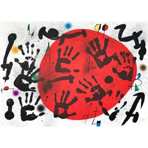 JOAN MIRÓ Litografía original "LES AGULLES DEL PASTOR" - firmada a mano - Imagen 1 de 1