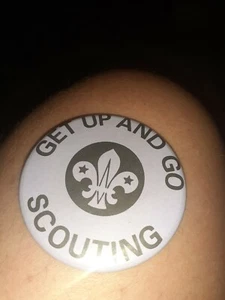 Get Up And Go Scouting Vintage Abzeichen - Bild 1 von 2
