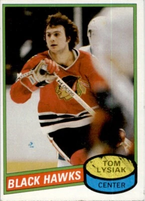 1980-81 Topps #247 Tom Lysiak Chicago Blackhawks - Image 1 of 2