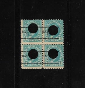 IL Precancels: Batavia; Smith Silent Type A; 11c 1922 Definitive #563; Blk/4 - Bild 1 von 1
