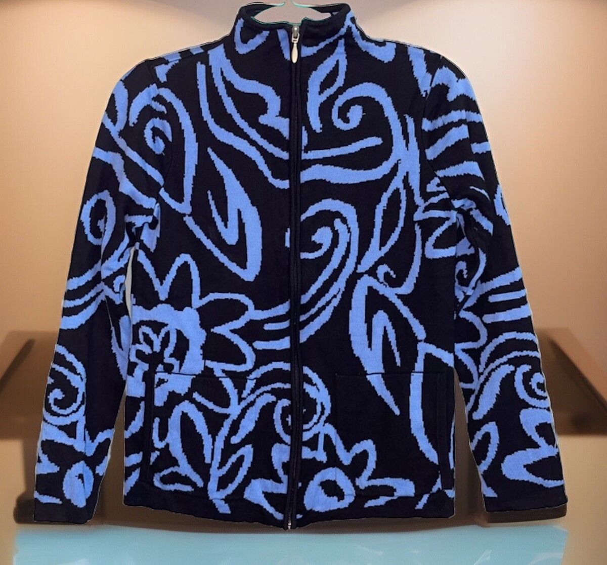 ジャケット・アウター 90s00s chico's design flocking blouson ジャケット・アウター 90s00s chico's design flocking blouson