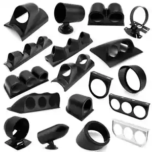 Supporto manometro auto universale 52 mm nero singolo doppio triplo manometro auto pod - Foto 1 di 35