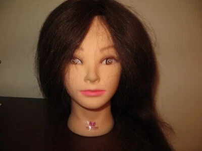 Neverland Beauty Mannequin Head Woman Brown Hair LONG  - Beautiful !! - Image 1 of 3