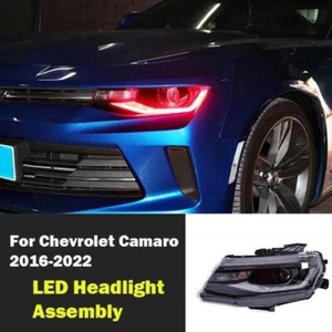 For Chevrolet Camaro 2016-22 Day Running Light Demon Eye LED Headlamps Assembly - Foto 1 di 12