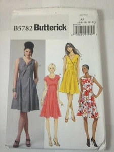 Womens/Misses Easy Fitted Flared Dress Sewing Pattern/Butterick B5782/SZ 6-14 - Picture 1 of 4