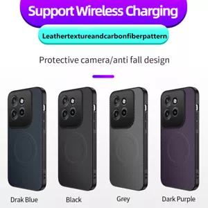 Para Motorola Edge 50 Neo, Funda de Teléfono Fibra de Carbono Magnética Antigolpes Cubierta Suave - Imagen 1 de 14