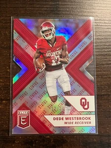 A109,176 - 2018 Elite Draft Picks Status Die Cut Red #29 Dede Westbrook/49 - Picture 1 of 1