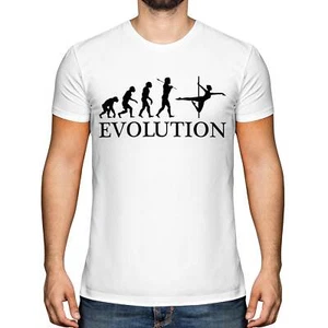 Polo Bailarina Evolución Hombre Camiseta Top Regalo Baile Ropa - Imagen 1 de 21