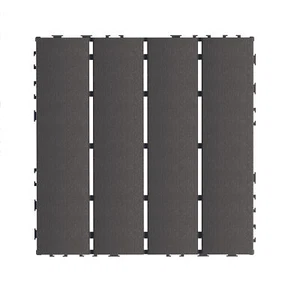 Plastic Interlocking Deck Tiles,44 Pack Patio Deck Tiles,12"x12" Square Waterpro - Picture 1 of 10