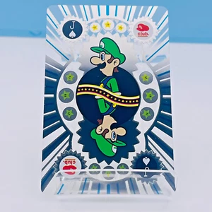 Luigi Mario Trump Club Nintendo Membership Benefit 1 playing card Spade J Japan - Picture 1 of 9