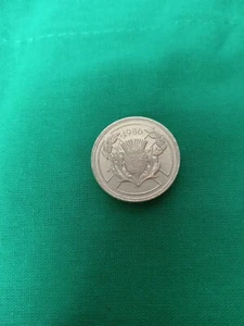 1986 rare gold thistle coin common wealth 2 pound coin rare - Picture 1 of 4