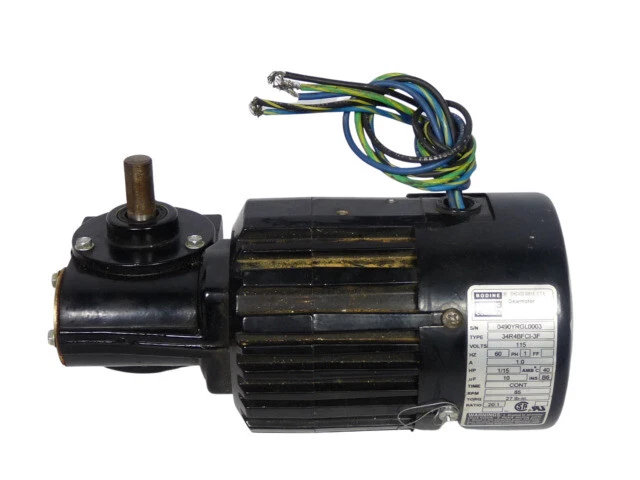 Bodine Electric 34R4BFCI-3F 1/15 HP 115 Volt AC Right Angle Gearmotor