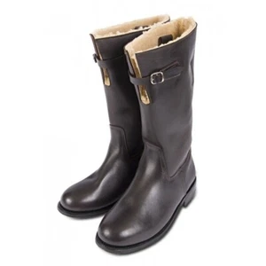 WW2 RAF pilots aircrew 1936 pattern Black Leather Flying Boots UK 5-13 - Picture 1 of 18