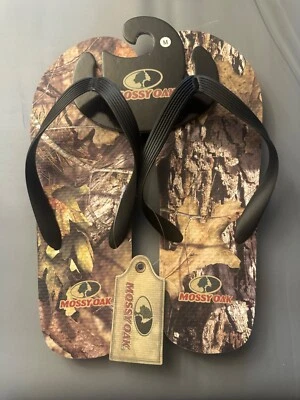 Mossy Oak Camo Men’s Flip Flops Sandals | Size Medium 9/10 New - Image 1 of 3