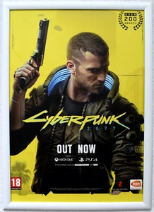 Cyberpunk 2077 RARE PS4 XBOX ONE 42cm x 59cm Promotional Poster #1 - Picture 1 of 1
