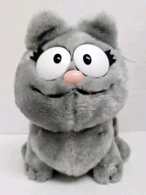 1978, 1983 Dakin Gray Nermal Cat Garfield 7” Plush Vtg Stuffed Animal NWT READ - Image 1 of 4