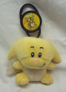 McDonald's Neopets YELLO KACHEEK CLIP KEYCHAIN 3" Plush STUFFED ANIMAL Toy w Tag - Picture 1 of 5