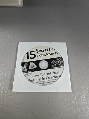 Mike Butler 15 Secrets To Foreclosures, How To Find Your Fortune CD - Image 1 of 2