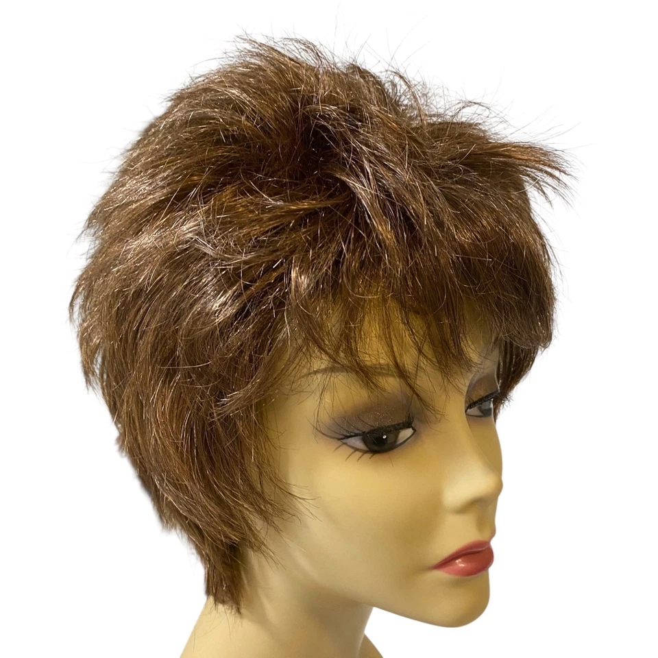 Sassy Spikey Wig - Dark Auburn Synthetic Locs, NWT -  A1039  - Image 1 of 4