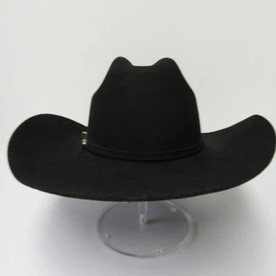 Sombrero de Vaquero de Lana Bailey para Hombre 6 3/4 "Hecho en EE. UU." Negro Foto 1 de 4