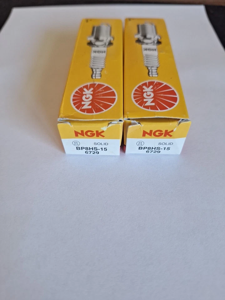 Pack Of 2 Genuine NGK 6729 BP8HS-15 Standard Spark Plugs. - Image 1 of 1