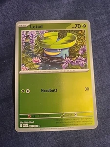 Pokemon TCG Lotad 005/094 Me02: Phantasmal Flames Reverse Holo - Picture 1 of 2