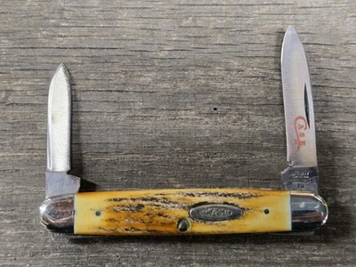 Vintage 1979 CASE 5279SSP 2 Blade Knife 2 Dot - STAG Handles / BEAUTY!! - Image 1 of 4