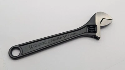 Llave inglesa ajustable de 8" Blue Point POR HERRAMIENTAS A PRESIÓN NUEVA STOCK ANTIGUO ESPAÑA DE COLECCIÓN Foto 1 de 4