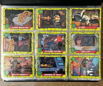 1989 Topps Teenage Mutant Ninja Turtles 88 Collector Cards - TMNT Complete Set - Image 1 of 4