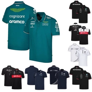 Camiseta polo del equipo AstonCognizant F1 para hombre AMGPetronas AlphaTauri AlfaRomeo - Imagen 1 de 16