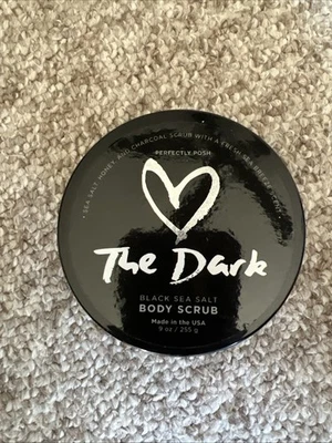 Perfectly Posh ~The Dark Sea Salt Body Scrub~ 9 oz NEW Sealed - Image 1 of 3
