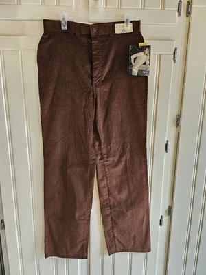 Vintage DEADSTOCK Levi's Women's Cords Corduroy Jeans Pants Brown 80s Sz. 18 - Image 1 of 4