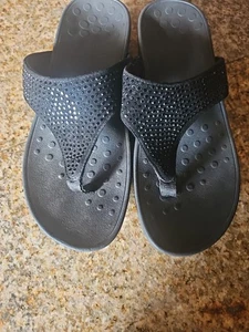 Vionic Neapel Keilabsatz Strass Sandalen Größe 9 - Bild 1 von 6