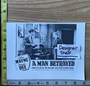 John Wayne A Man Betrayed Promotional Movi Book Photograph - Picture 1 of 1