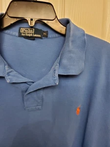 Polo Ralph Lauren uomo polo blu taglia XL 100% cotone vestibilità classica - Foto 1 di 8