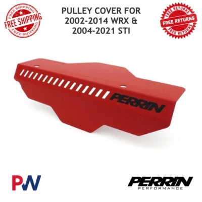 Cubierta de polea Perrin Performance para Subaru Impreza & Forester XT & WRX & STI Foto 1 de 4