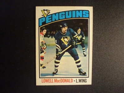 1976 Topps Hockey Lowell MacDonald Card # 33 - Image 1 of 2