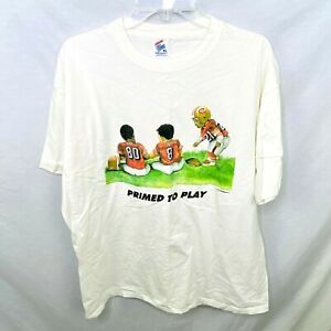 Vintage 90s T Shirt San Francisco SF 49ers NFL Football Young Rice Art Print XL