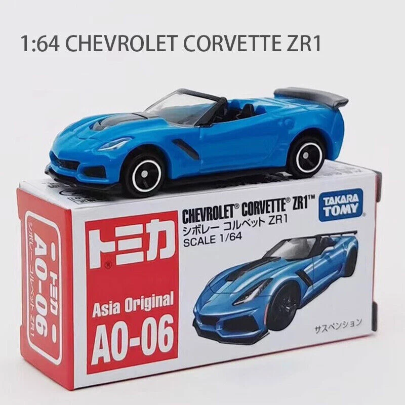 1:64 Tomica Takara Tomy #A0-06 Chevrolet Corvette ZR1 coche modelo de juguete fundido a presión Foto 1 de 1