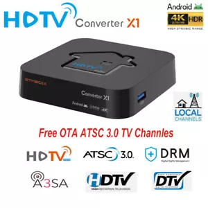 UHD 4K ATSC 3.0 Certified Digital TV Tuner OTA Free TV Channel DVR Smart TV Box - Picture 1 of 21