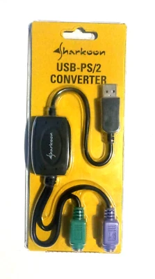 Sharkoon USB-PS/2 Converter (For Connecting PS/2 Mice & Keyboards) - Image 1 of 4