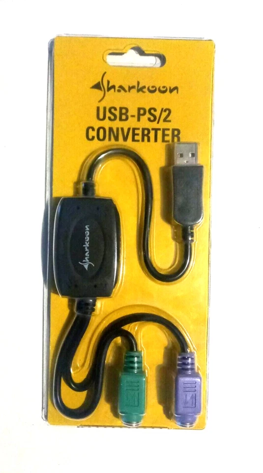 Sharkoon USB-PS/2 Converter (For Connecting PS/2 Mice & Keyboards) - Image 1 of 4