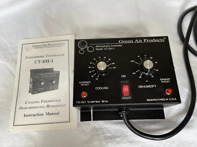 Green Air Products CT-DH-1 Integrated Cooling Thermostat & Dehumidistat New Open Foto 1 de 4