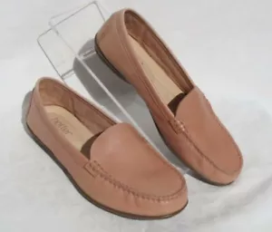 HOTTER Comfort Blush Pink Leder AMOUR Slipper Mokassins Halbschuhe Schuhe 41 US 9 UK 7 - Bild 1 von 6
