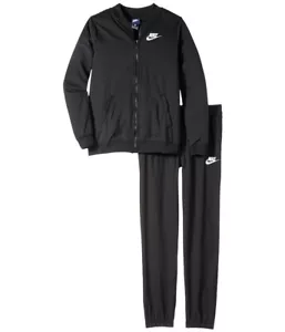 Nike Tricot Giacca e Pantaloni Track Suit Set Ragazze, Nero, Taglia: S () - Foto 1 di 1