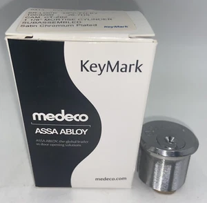 Medeco SR-Lock 10K0200 26-7HS CT-Z02 1 1/8” Mortise Cylinder Chrome Locksmith - Picture 1 of 7