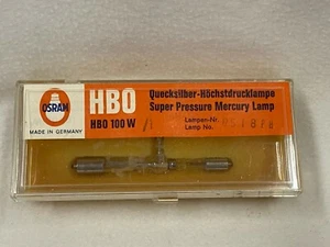 NOS Osram HBO 100W/1 Super Pressure Mercury Lamp #0518PH Germany - Bild 1 von 2